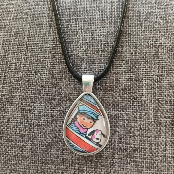 Richard Scarry conductor w puppy dog necklace - Picture 4 of 5